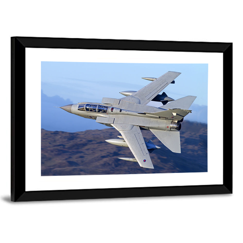 Tornado Gr4 in Flight Wall Art