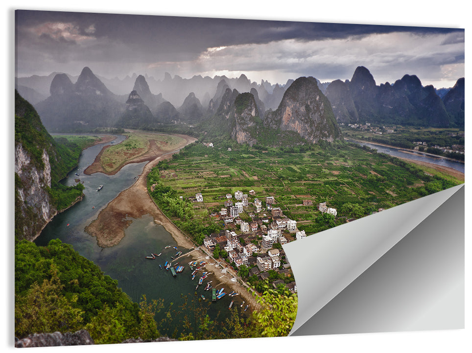 Laozhai Hill Karst Panorama Wall Art