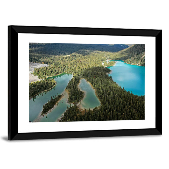 Mary and O Hara Lakes Wall Art as a framed print