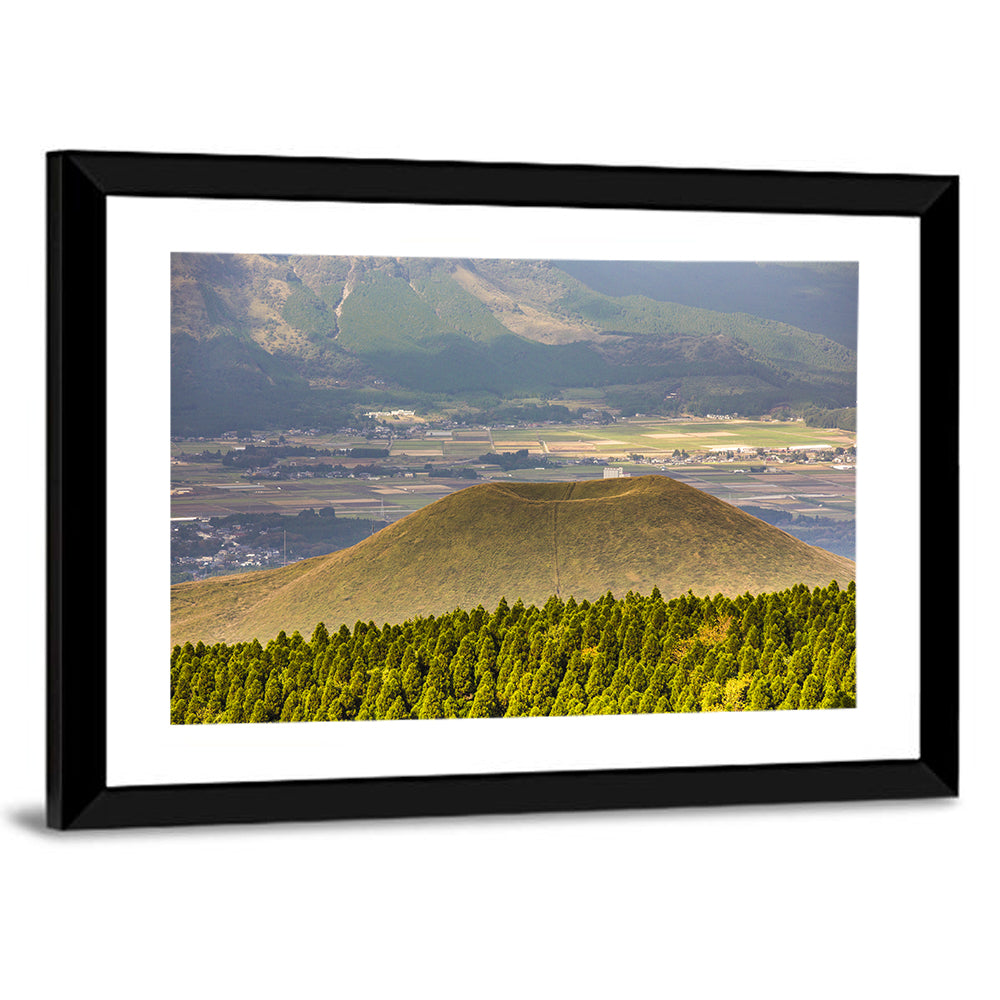 Mount Aso Komezuka Crater Wall Art
