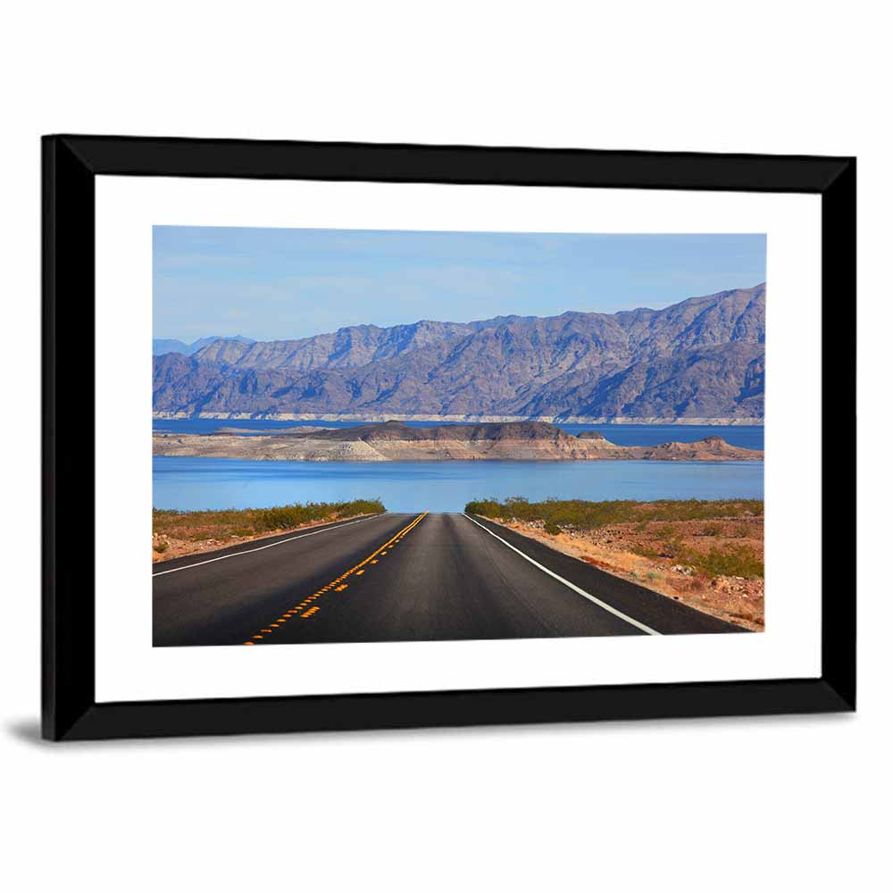 Lake Mead Road Perspective Wall Art