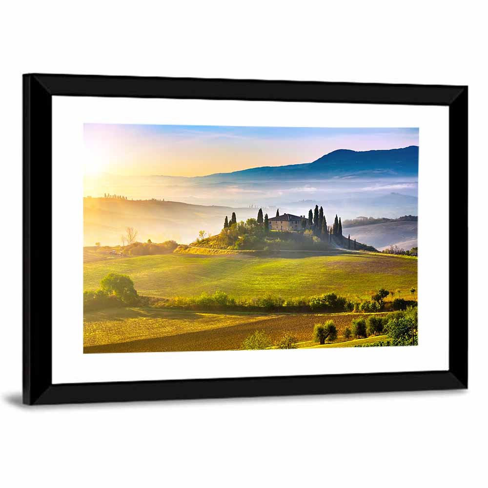 Tuscan Morning Landscape Wall Art