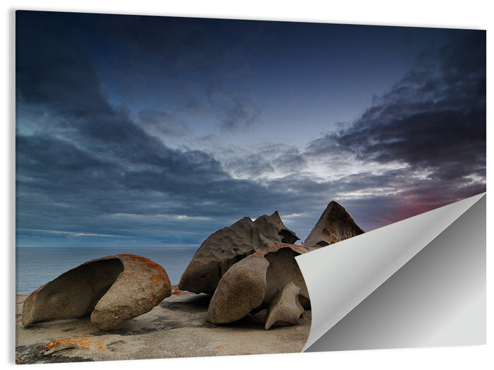 Remarkable Rocks Sunset, Kangaroo Island Wall Art as a poster print