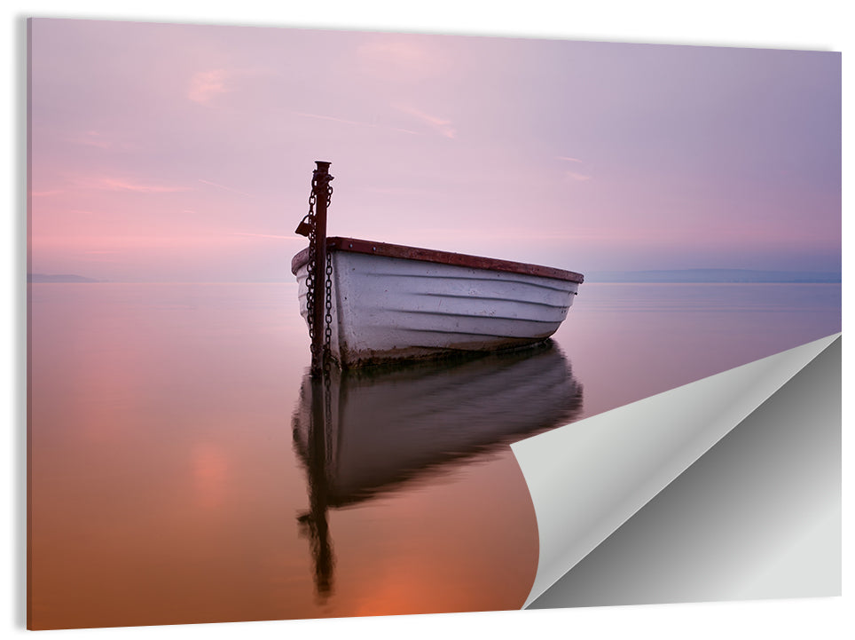 Boat Reflection Wall Art