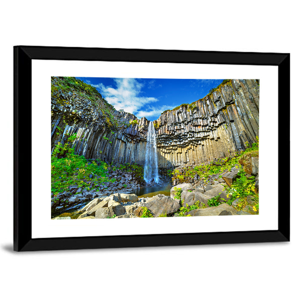 Svartifoss Basalt Falls Wall Art