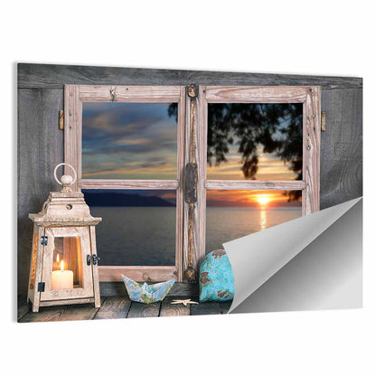 Sea Sunset View Wall Art