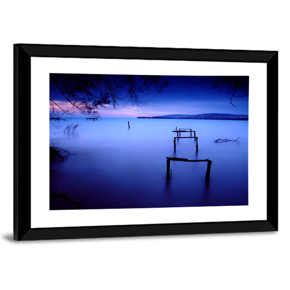 Lake Balaton at Twilight Wall Art
