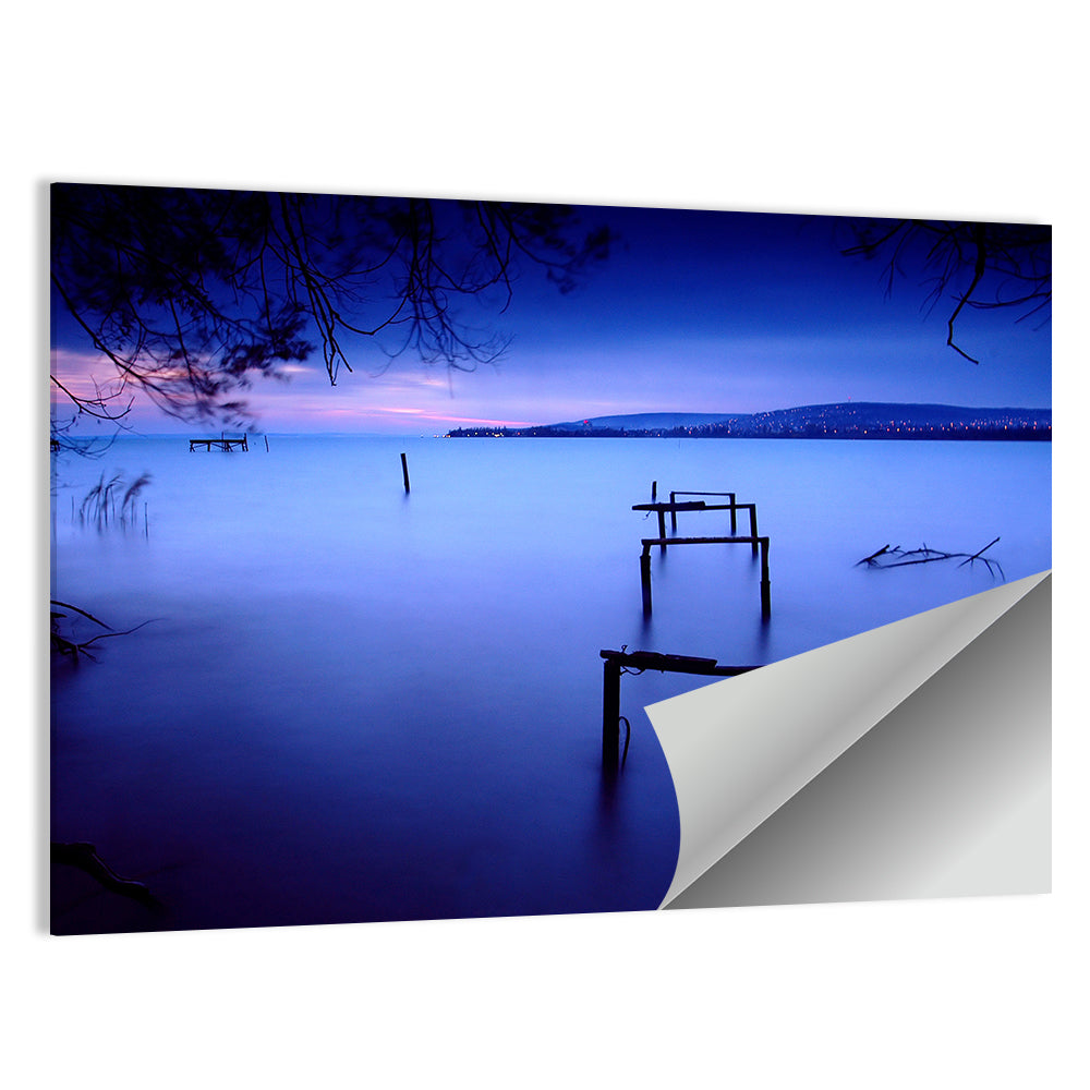 Lake Balaton at Twilight Wall Art