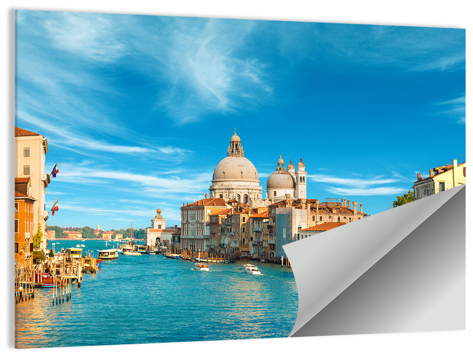 Venice Grand Canal and Santa Maria Della Salute Wall Art