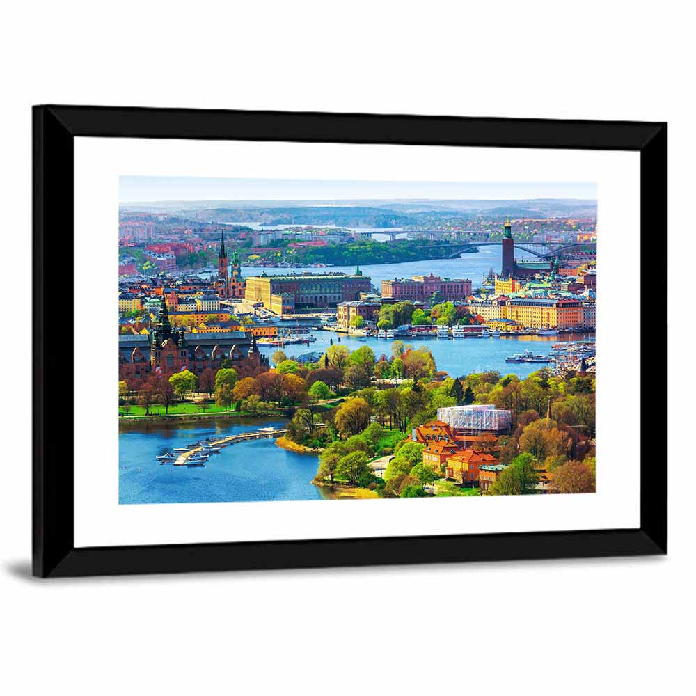 Gamla Stan Waterfront Wall Art