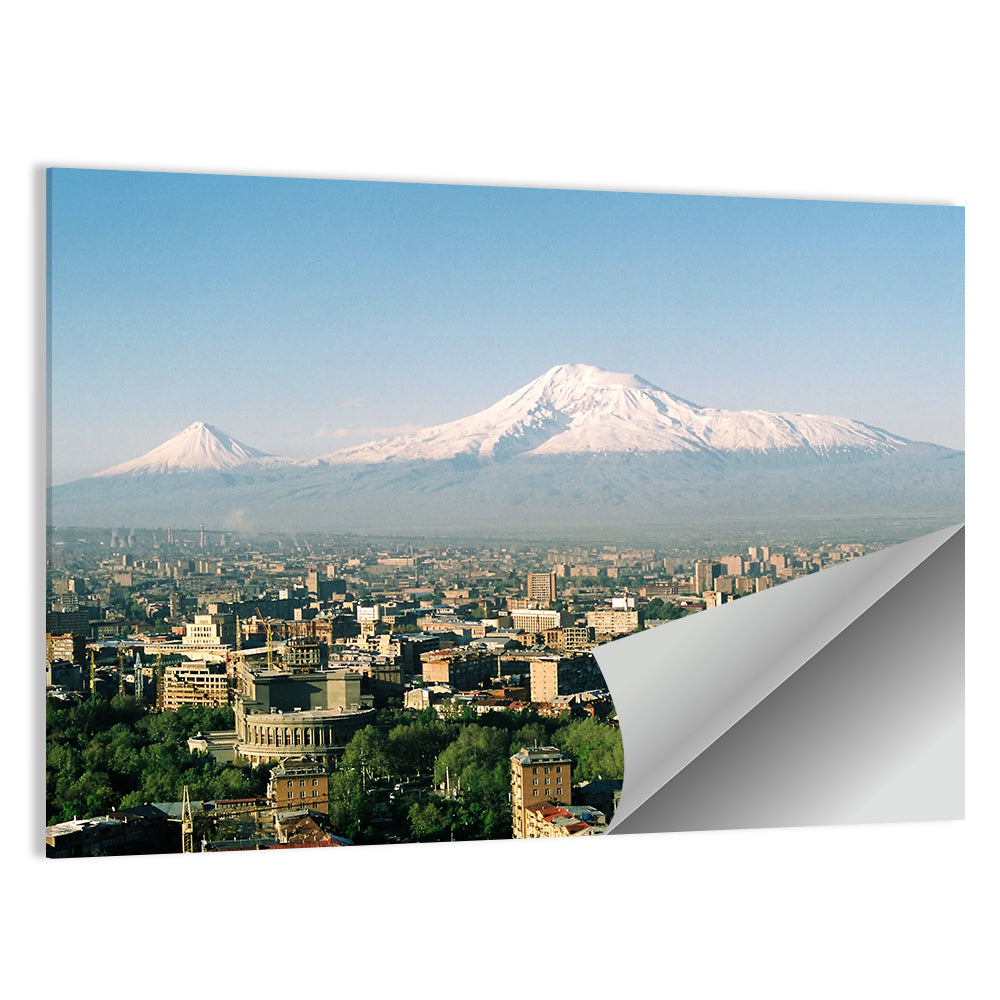 Mount Ararat From Yerevan Wall Art