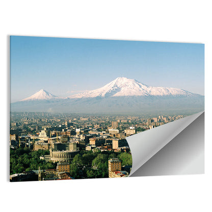 Mount Ararat From Yerevan Wall Art