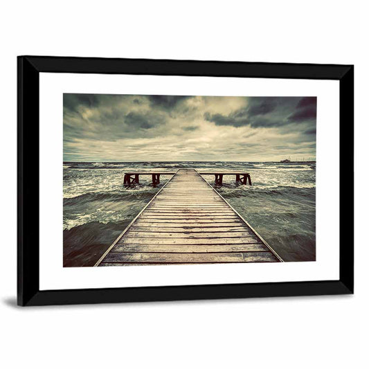 Old Wooden Jetty Wall Art