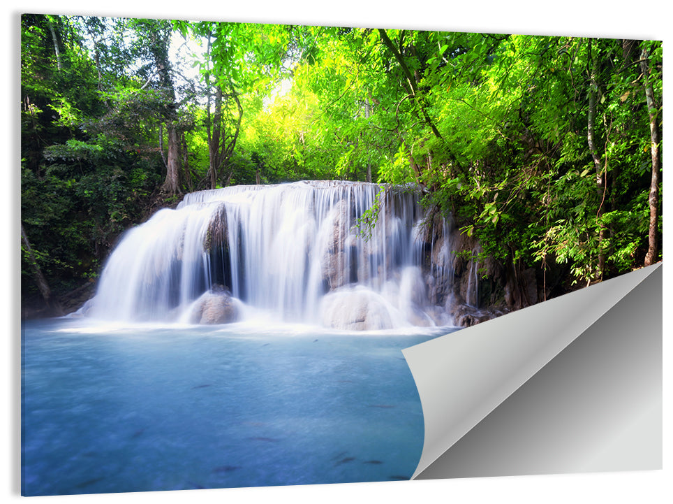 Erawan Waterfall Emerald Pool Wall Art