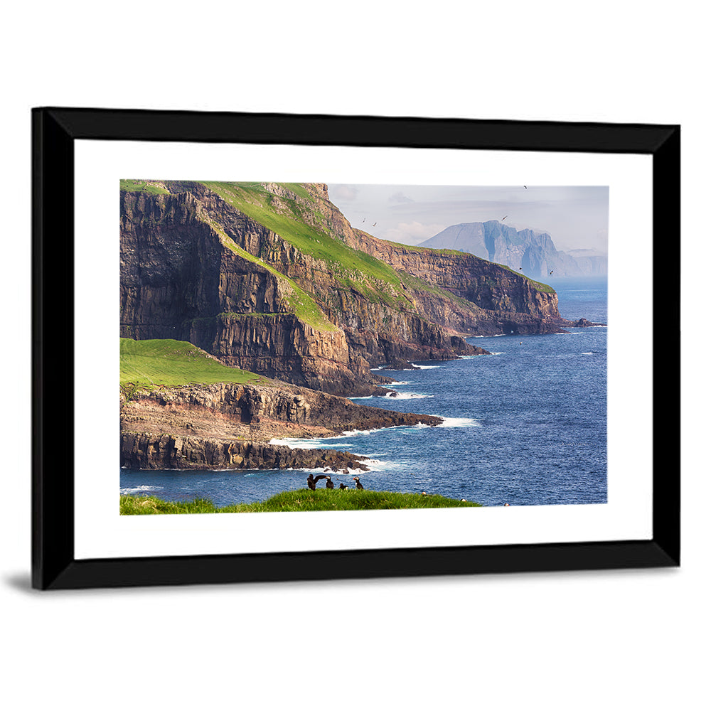 Mykines Cliffs, Faroe Islands Wall Art