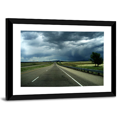 New Mexico Stormy Highway Wall Art