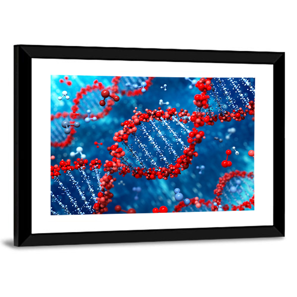 DNA Abstract Wall Art