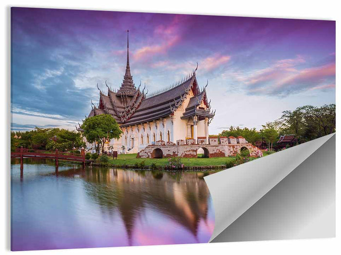 Sanphet Prasat Palace at Dusk Wall Art as a poster print