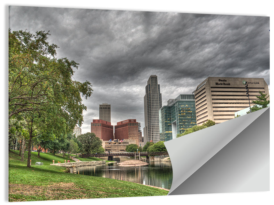 Omaha Downtown Wall Art