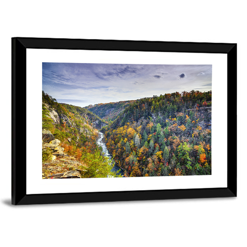 Tallulah Gorge Autumn Vista Wall Art
