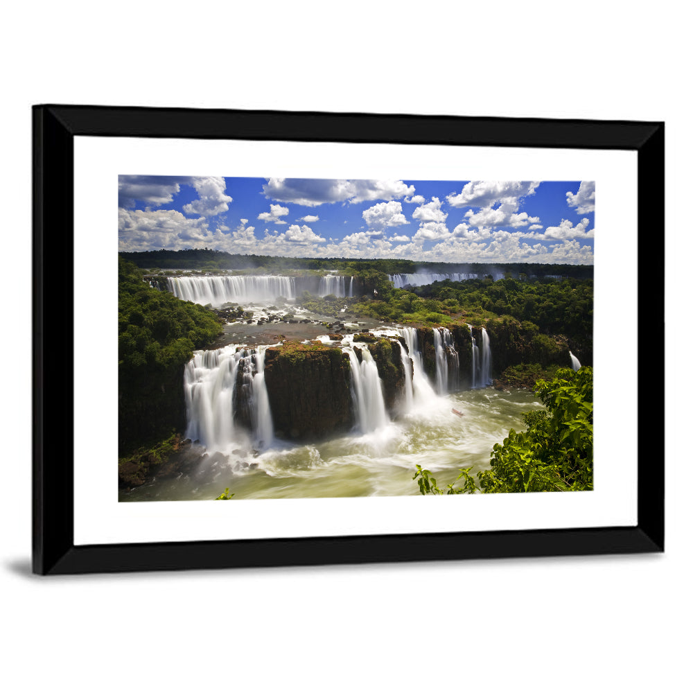 Iguazu Falls River View Wall Art