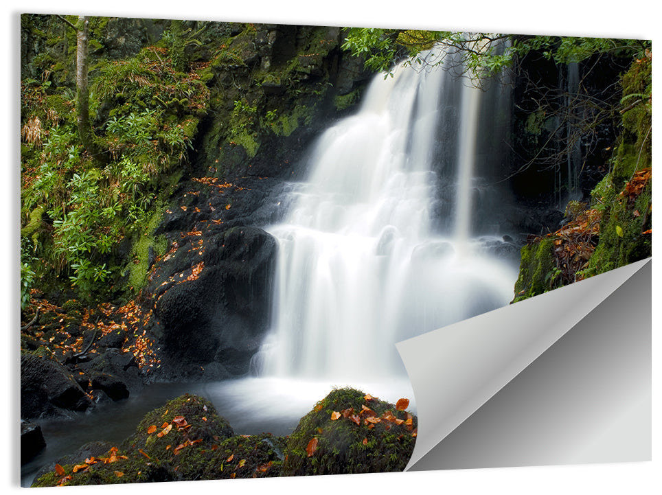 Autumn Waterfall in Tobermory Wall Art
