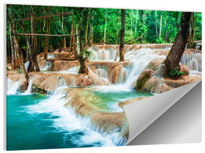Kuang Si Waterfall Wall Art