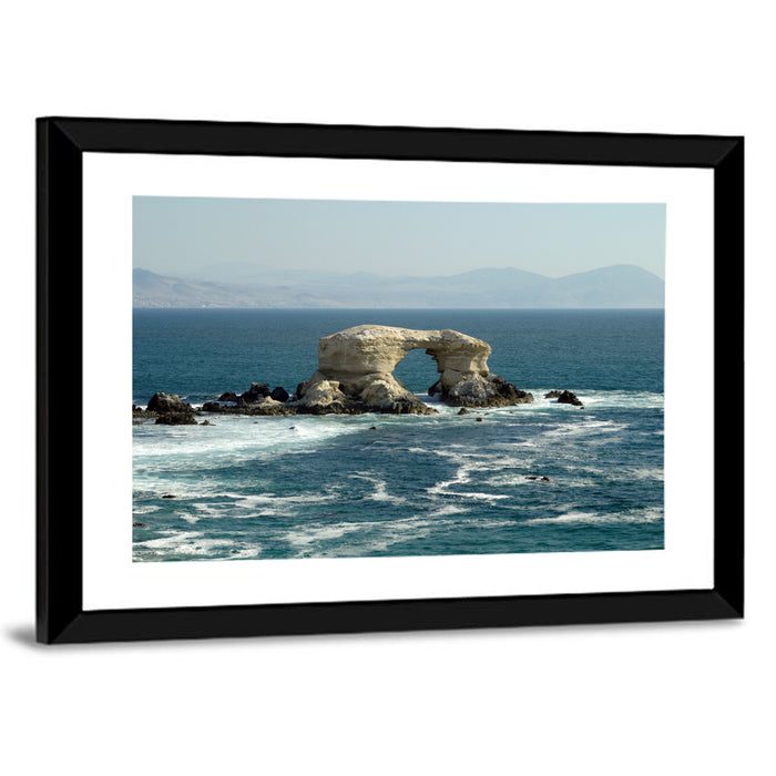 Stone Arch at Shell Beach Wall Art as a framed print