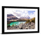 Lake Ohara Rocky Shore Wall Art
