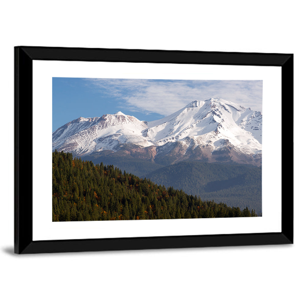 Mount Shasta Snow Peaks Wall Art