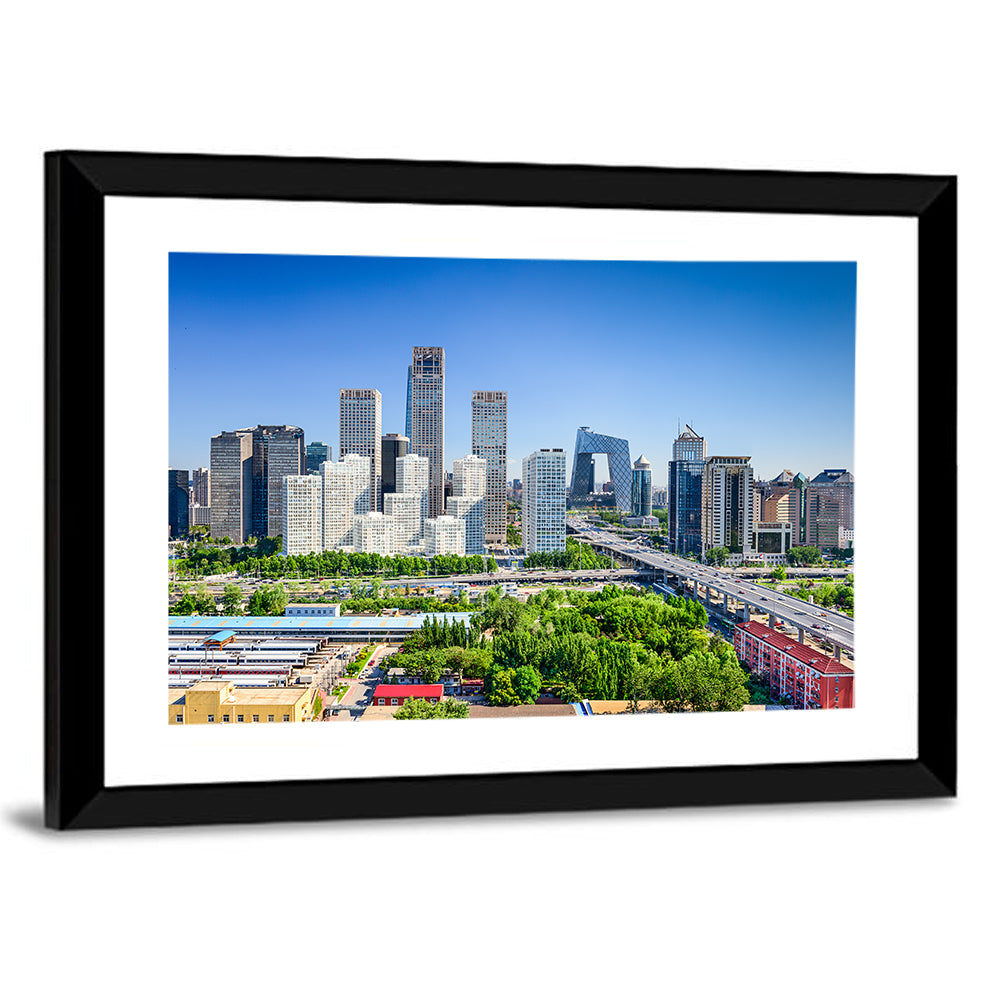 Beijing Cctv Headquarters Skyline Wall Art