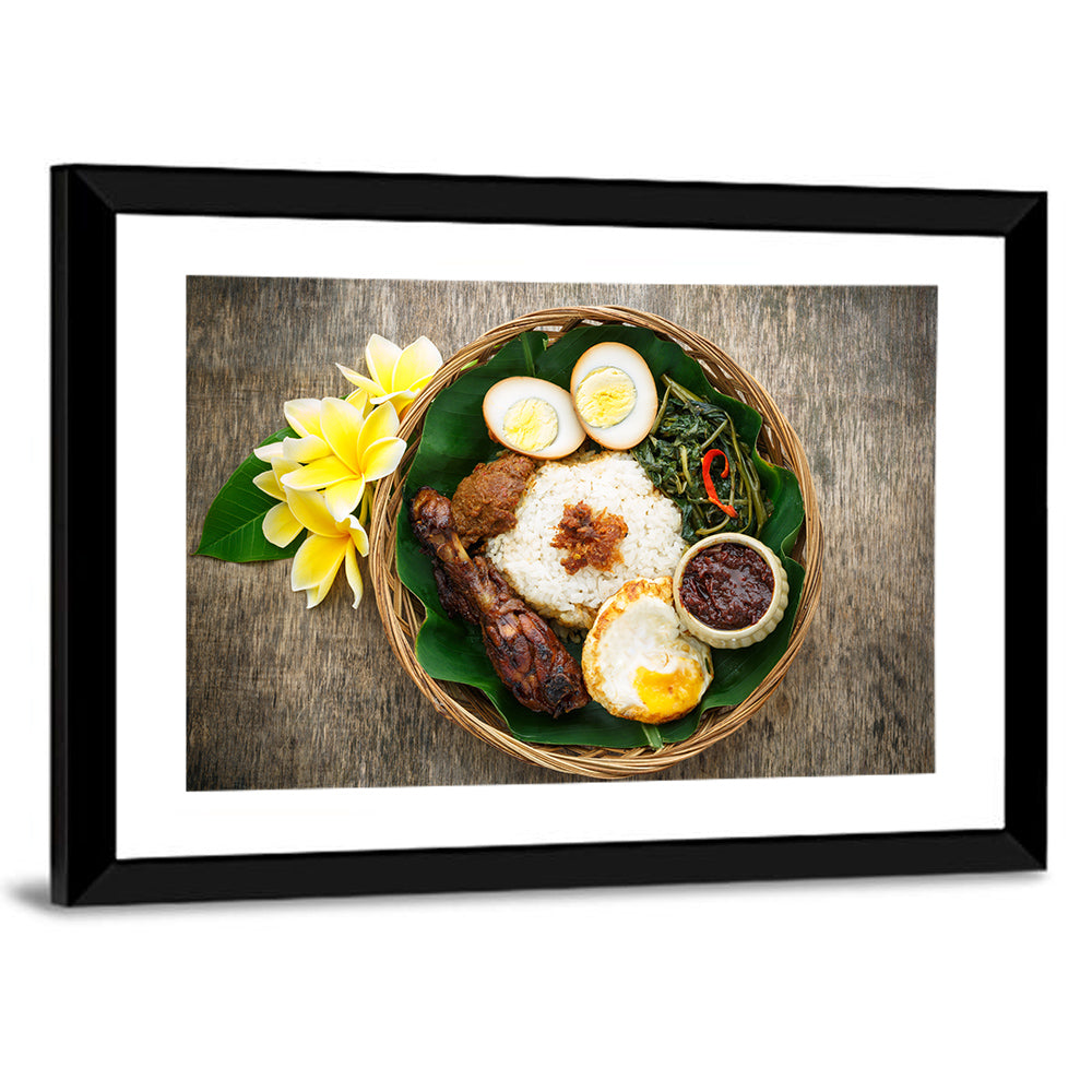 Nasi Campur Dish Wall Art