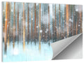 Ethereal Snowy Pine Forest Wall Art