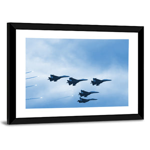 Fighter Jets Squad Wall Art