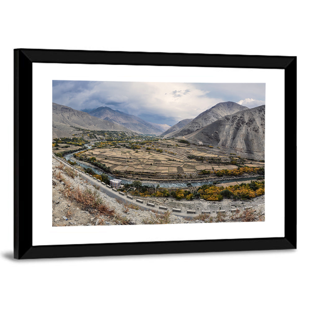 Autumn Valley, Afghanistan Wall Art
