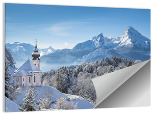 Snowy Bavarian Alps Wall Art