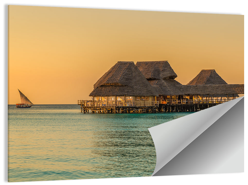 Luxury Beach Resort Wall Art