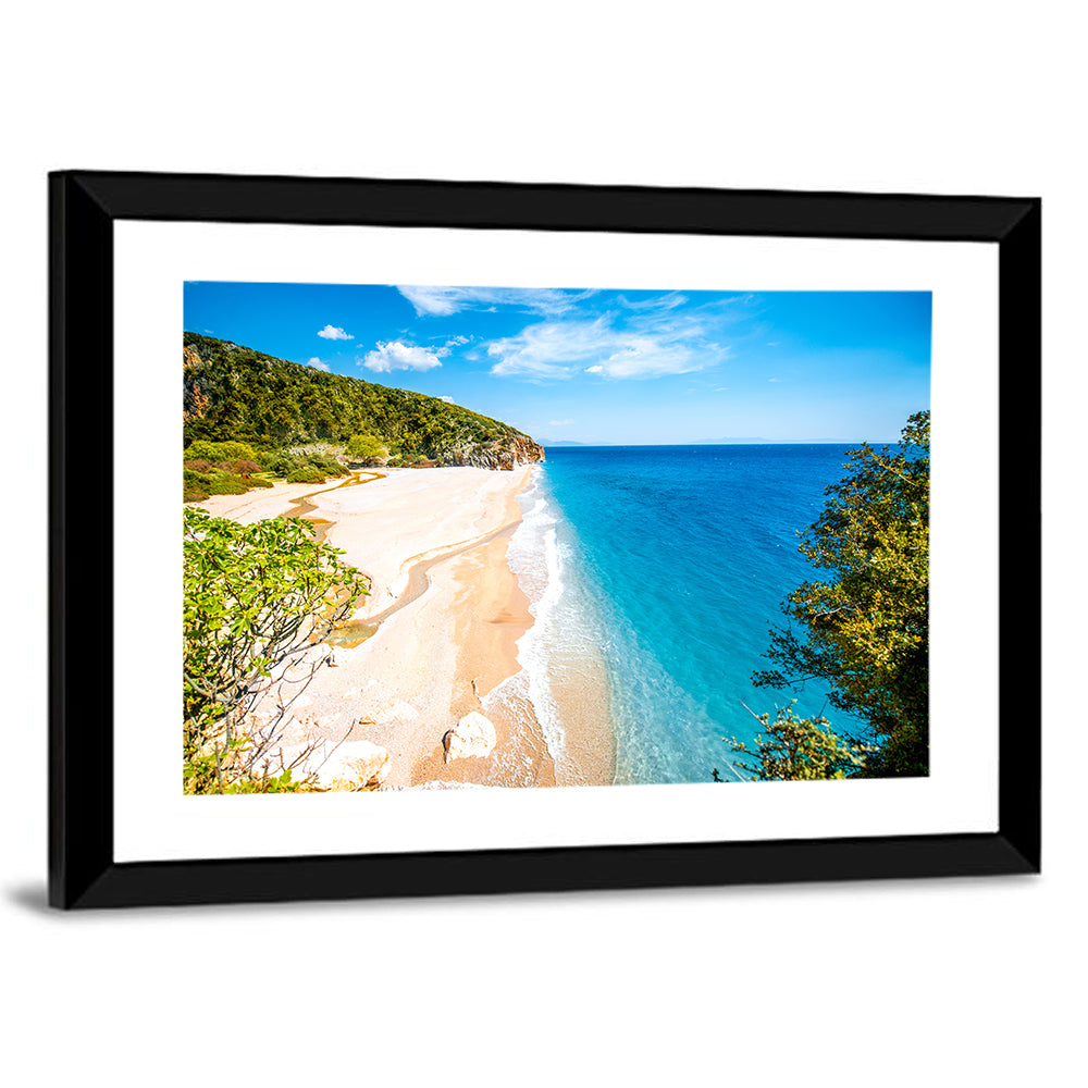 Mylopotamos Turquoise Beach Wall Art