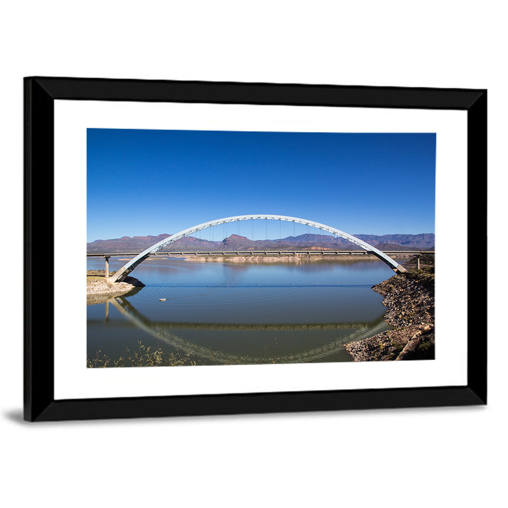 Roosevelt Lake Arch Bridge Wall Art