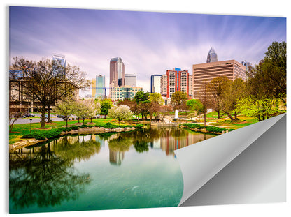 Charlotte Skyline Wall Art