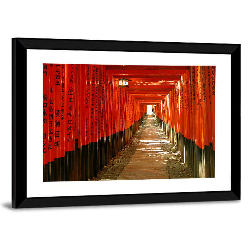 Fushimi Inari Torii Tunnel Wall Art
