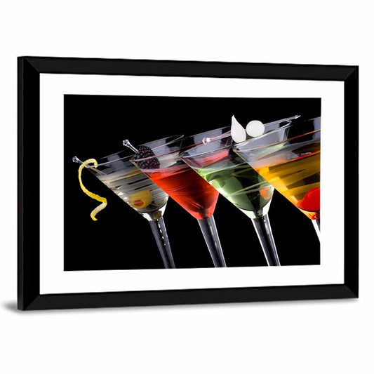 Classic Martini Cocktails Wall Art