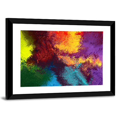 Sparkling Colors Abstract Wall Art