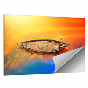 Old Wooden Boat Wall Art