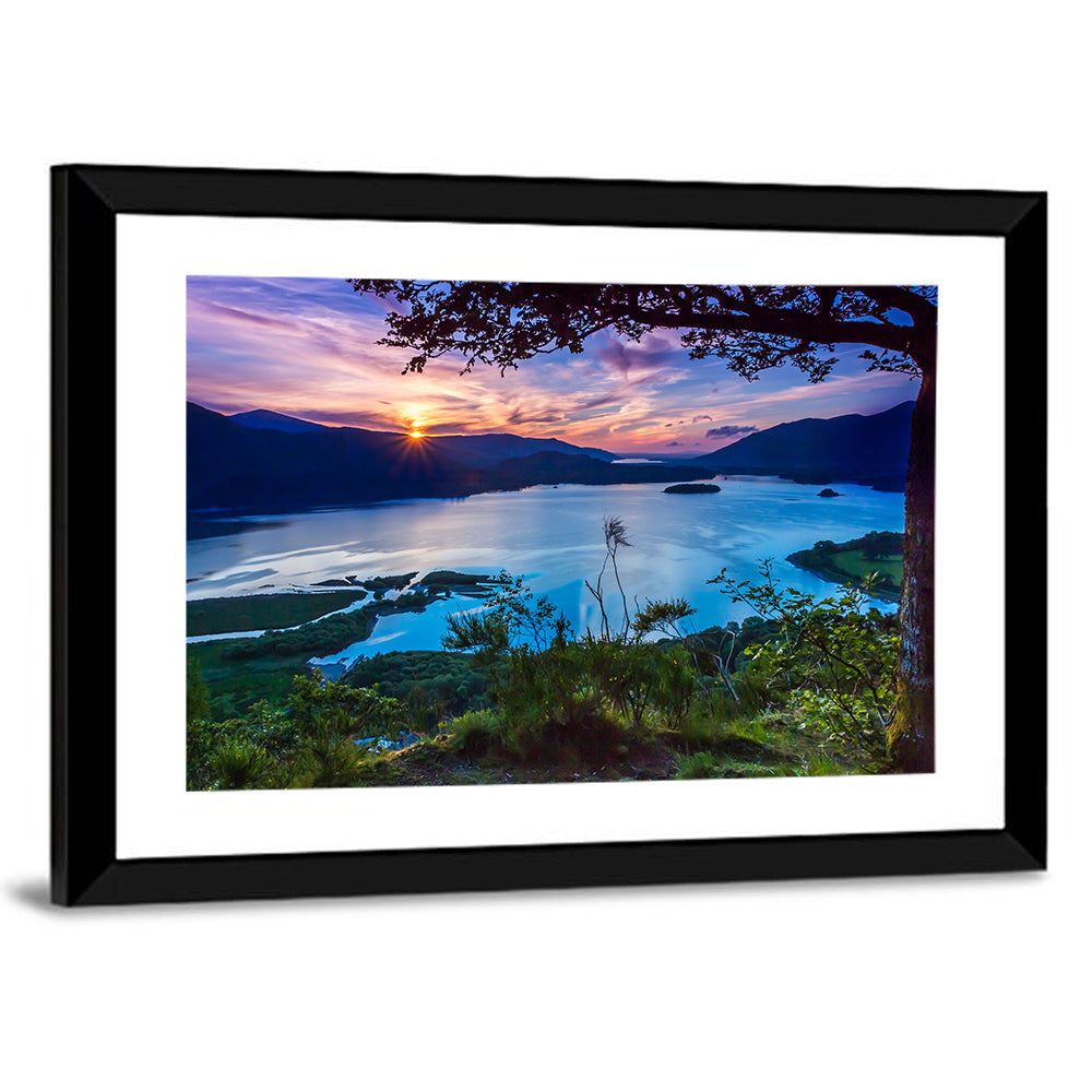 Bassenthwaite Lake Sunset Wall Art