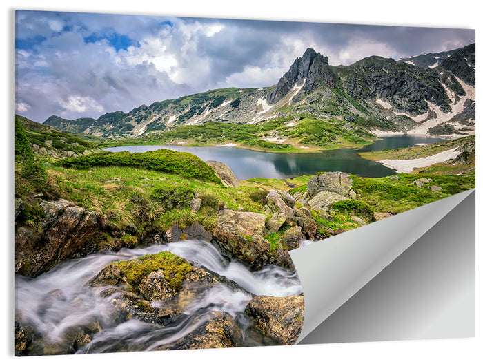 Seven Rila Lakes View Wall Art as a poster print