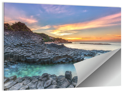 Giant Causeway Sunrise Wall Art