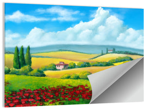 Tuscany Farmland Wall Art