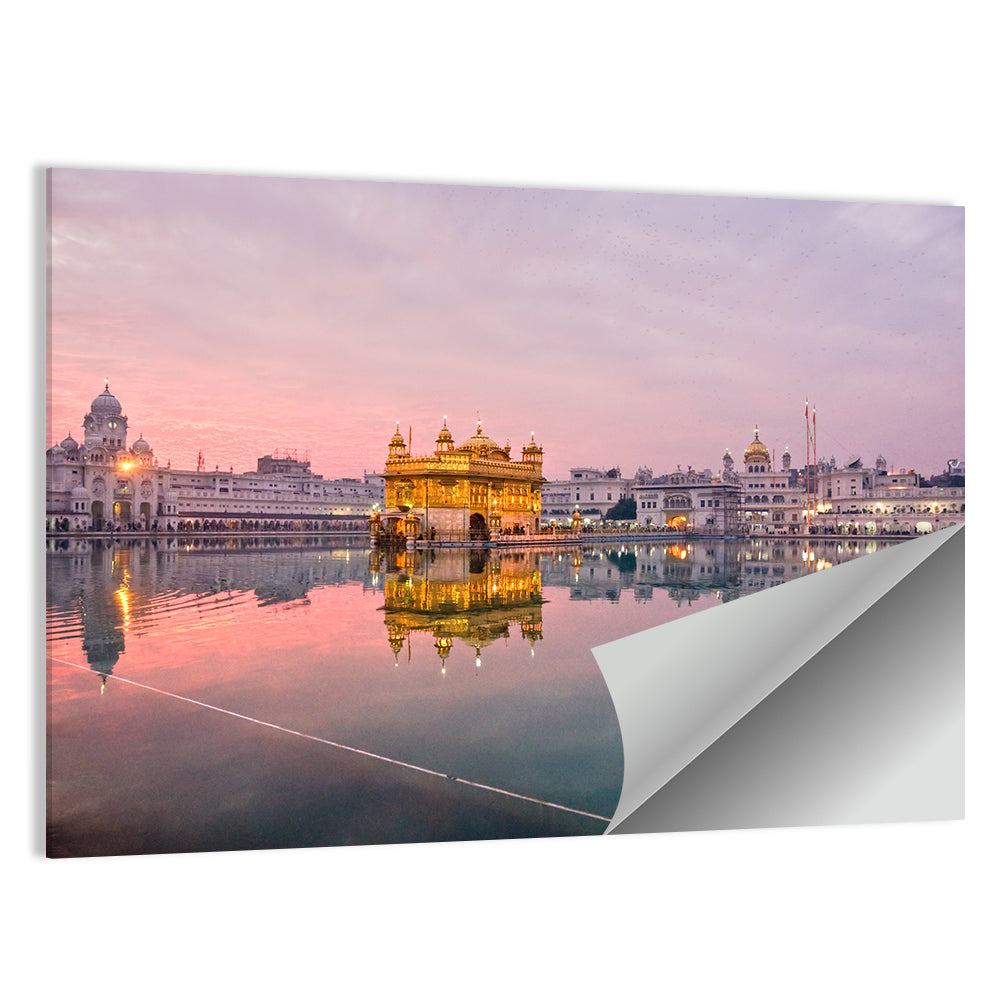 Golden Temple at Dusk, Amritsar Wall Art