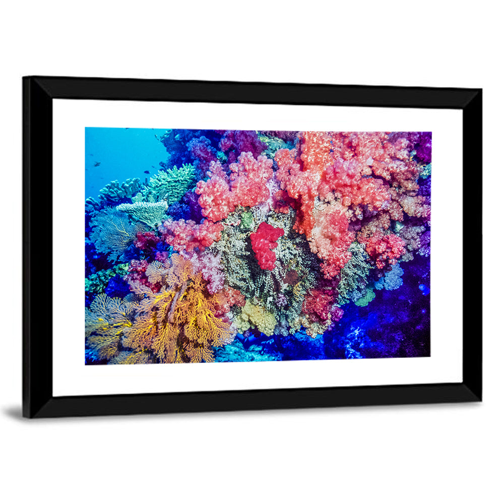 Vibrant Coral Reef Wall Art